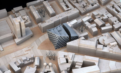 数字棋局 基于参数化软件设计的扭转棋盘格酒店建筑