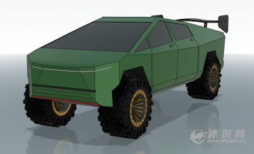 玩具卡车设计模型图的计算机软件设计